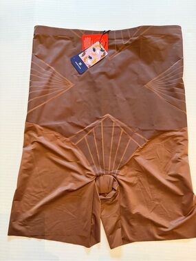 NWT Honeylove High Waist Shadow Sculpt Shorts in Toffee 3X